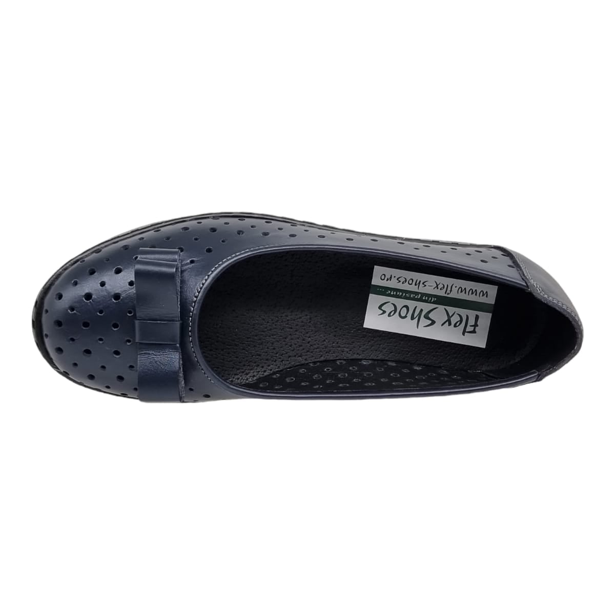 Balerini Damă Din Piele Naturală Bleumarin 15126