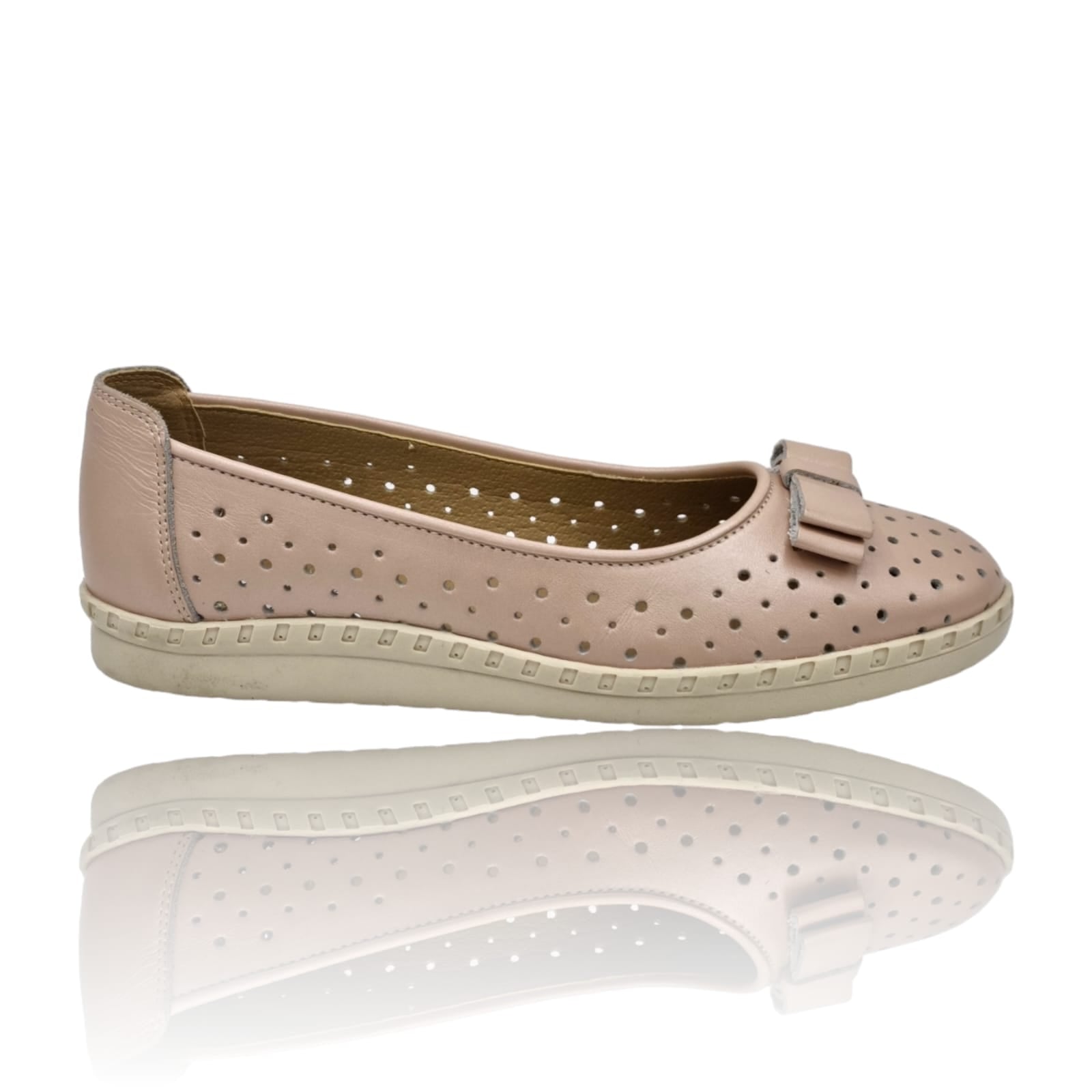 Balerini Damă Din Piele Naturală Nude 15127