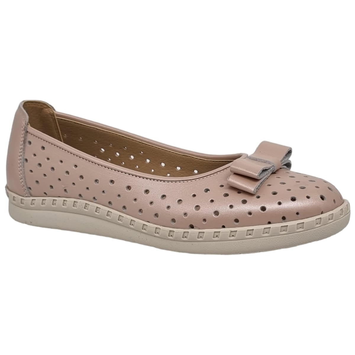 Balerini Damă Din Piele Naturală Nude 15127