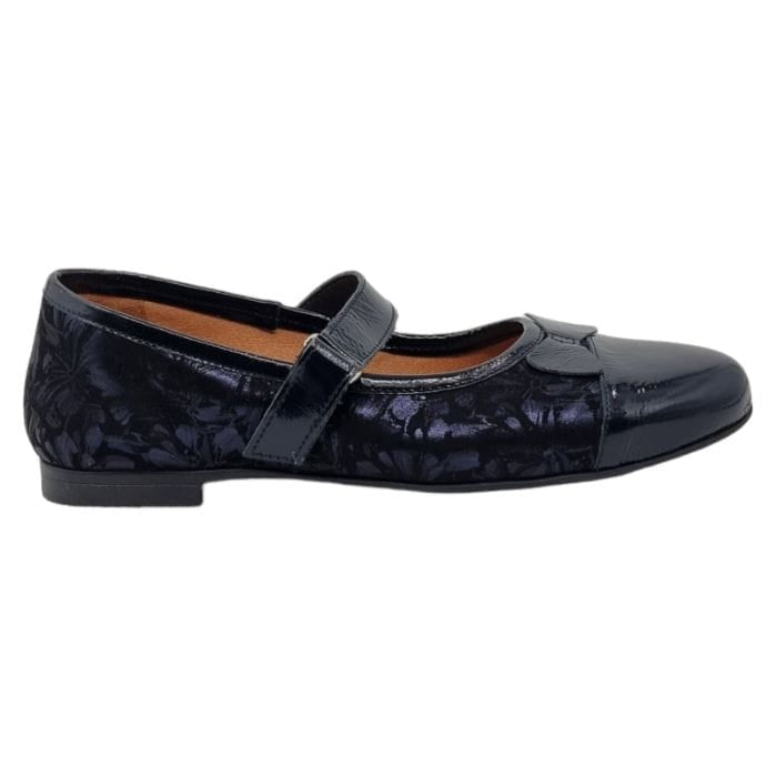 Balerine Pentru Fete Din Piele Naturală Blue 302