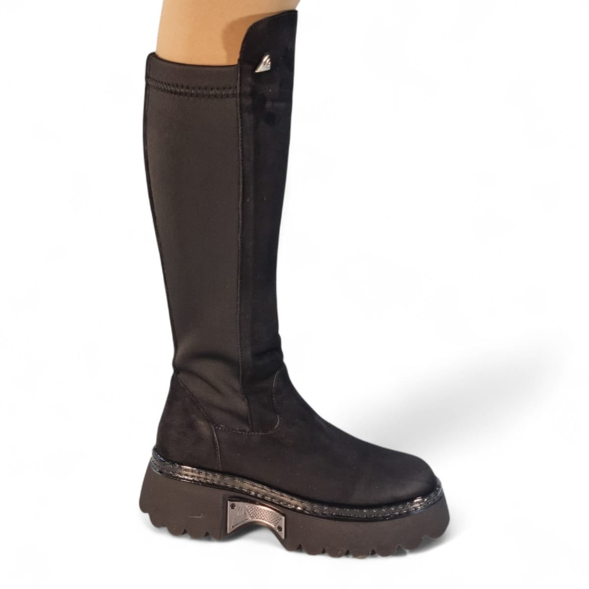 Cizme Damă Lungi Din Piele Naturală Neagră Vel 35132