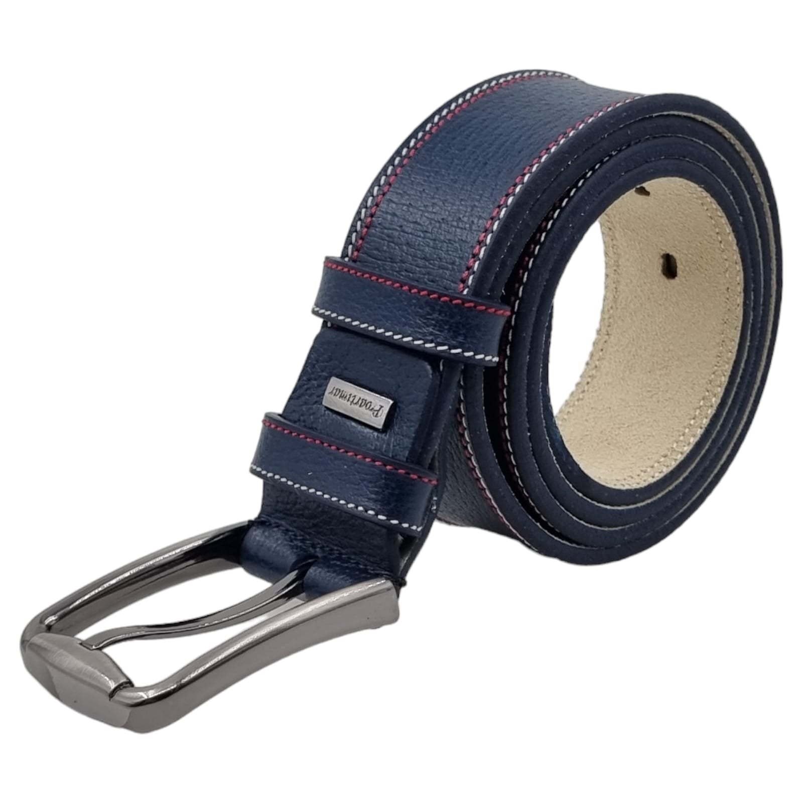 Curea Bărbați Din Piele Naturală Blue 15