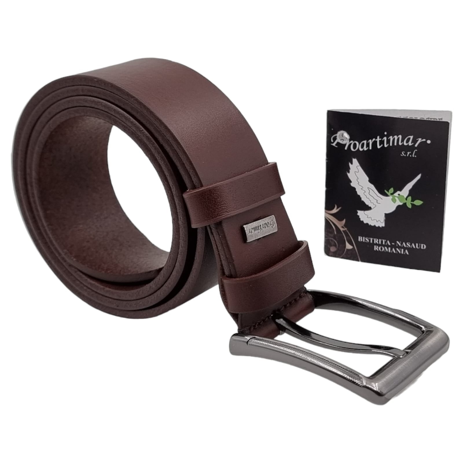 Curea Bărbați Din Piele Naturală Maro 18