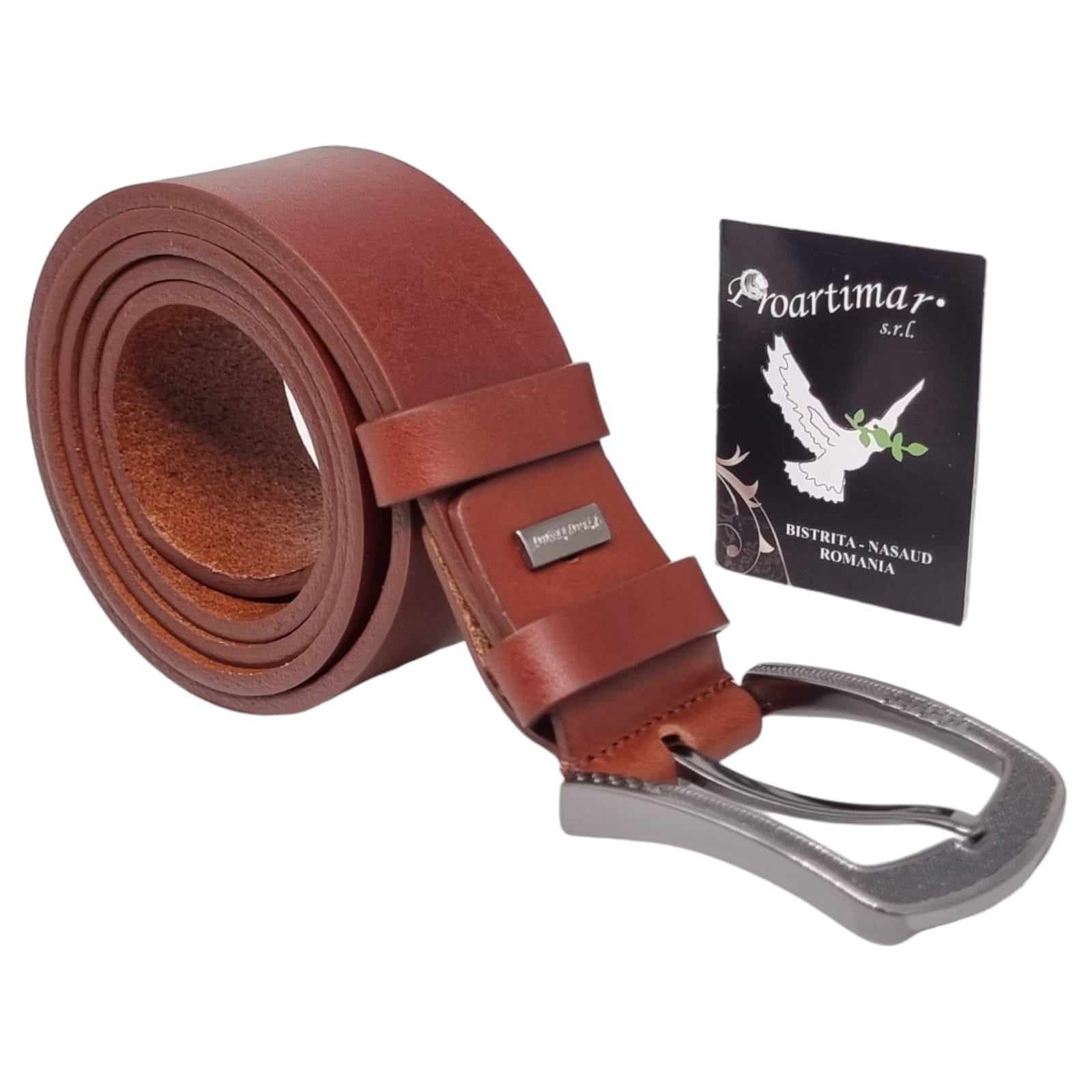 Curea Bărbați Din Piele Naturală Maro 24