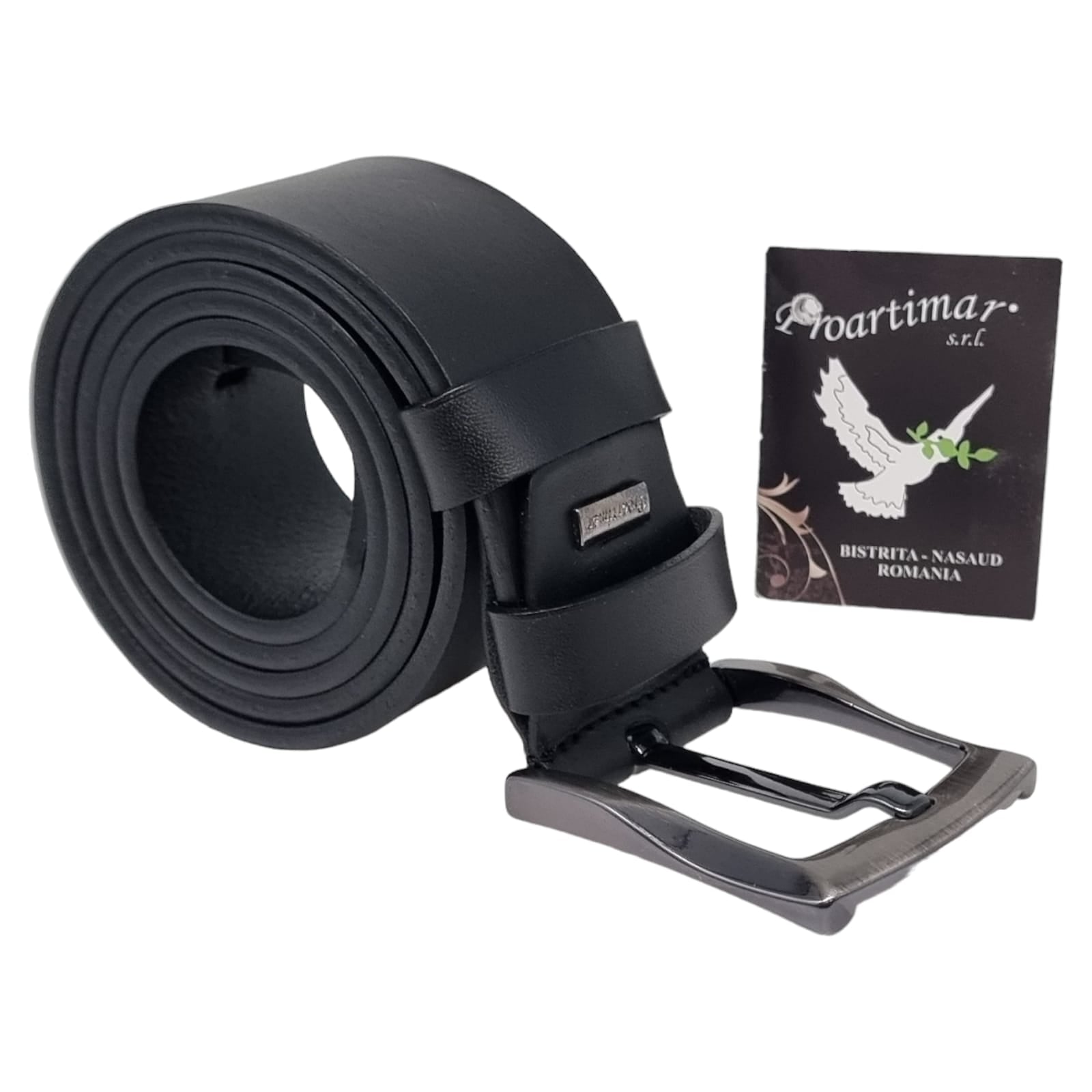 Curea Bărbați Din Piele Naturală Neagra 30