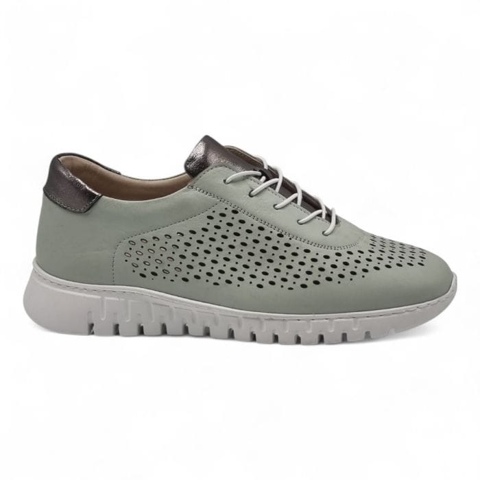 Pantofi Damă Casual Din Piele Naturală Albastră 25478