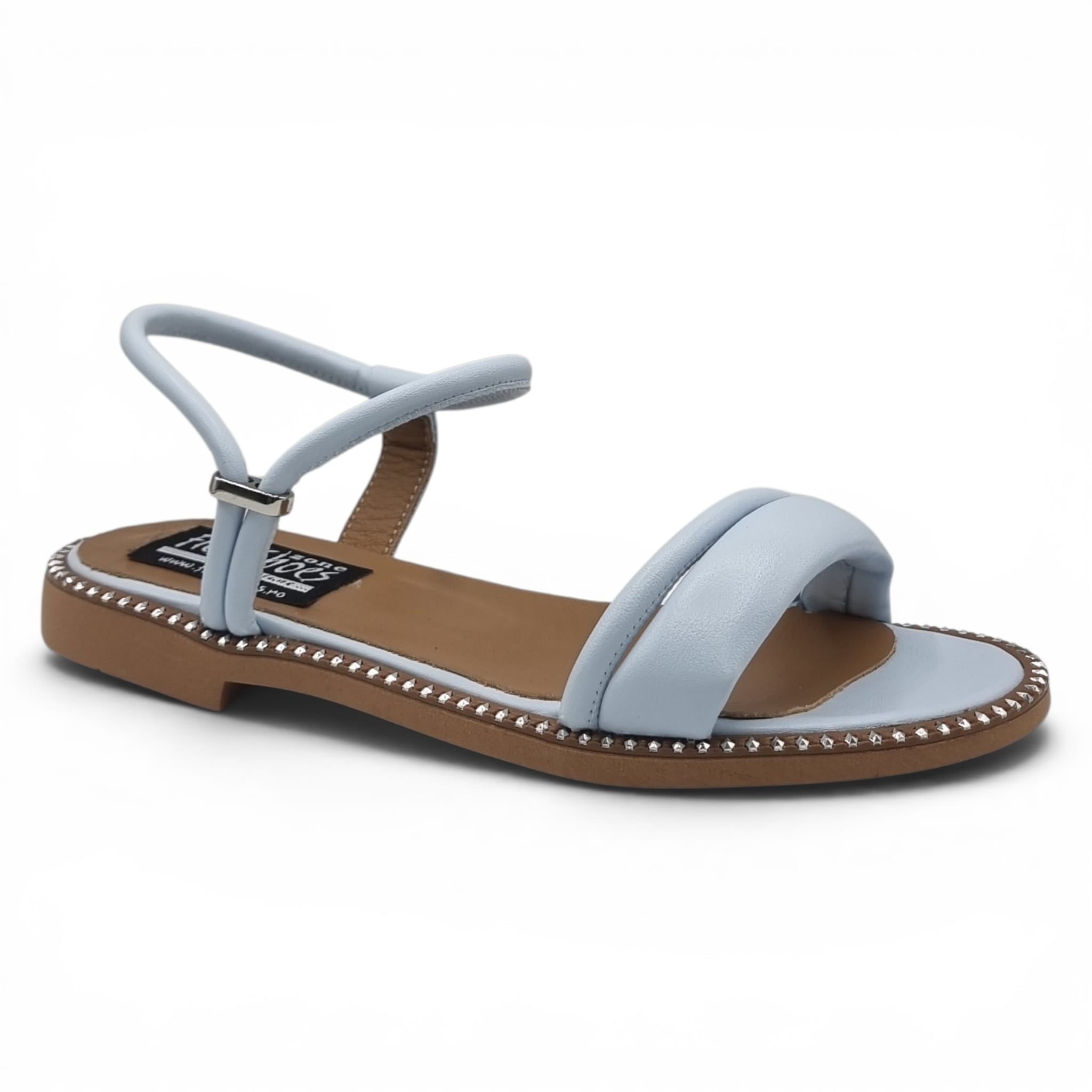 Sandale Damă Casual Confort Din Piele Naturală Blue 13773