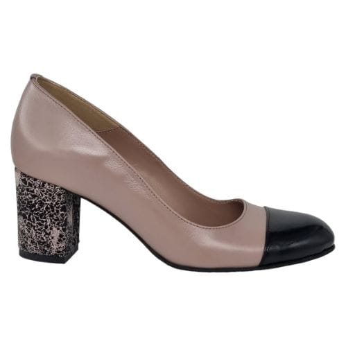 Pantofi Damă Eleganți Din Piele Naturală Cafe 20853