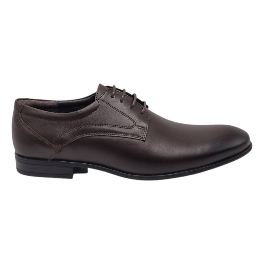 Pantofi Bărbați Eleganți Din Piele Naturală Maro 616