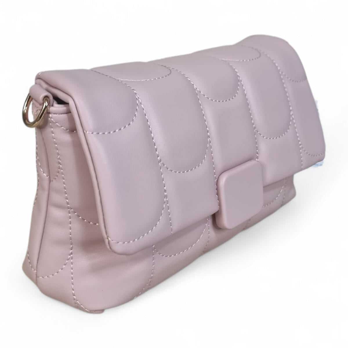 Geanta din piele ecologică pudră 56001