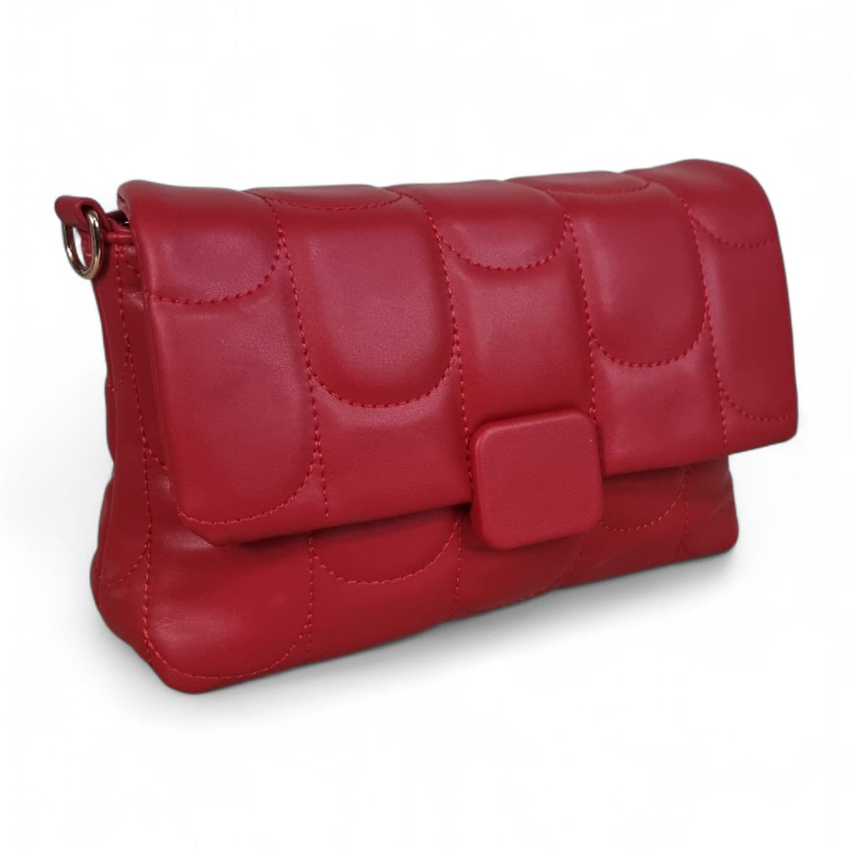 Geanta din piele ecologică roșie 56003