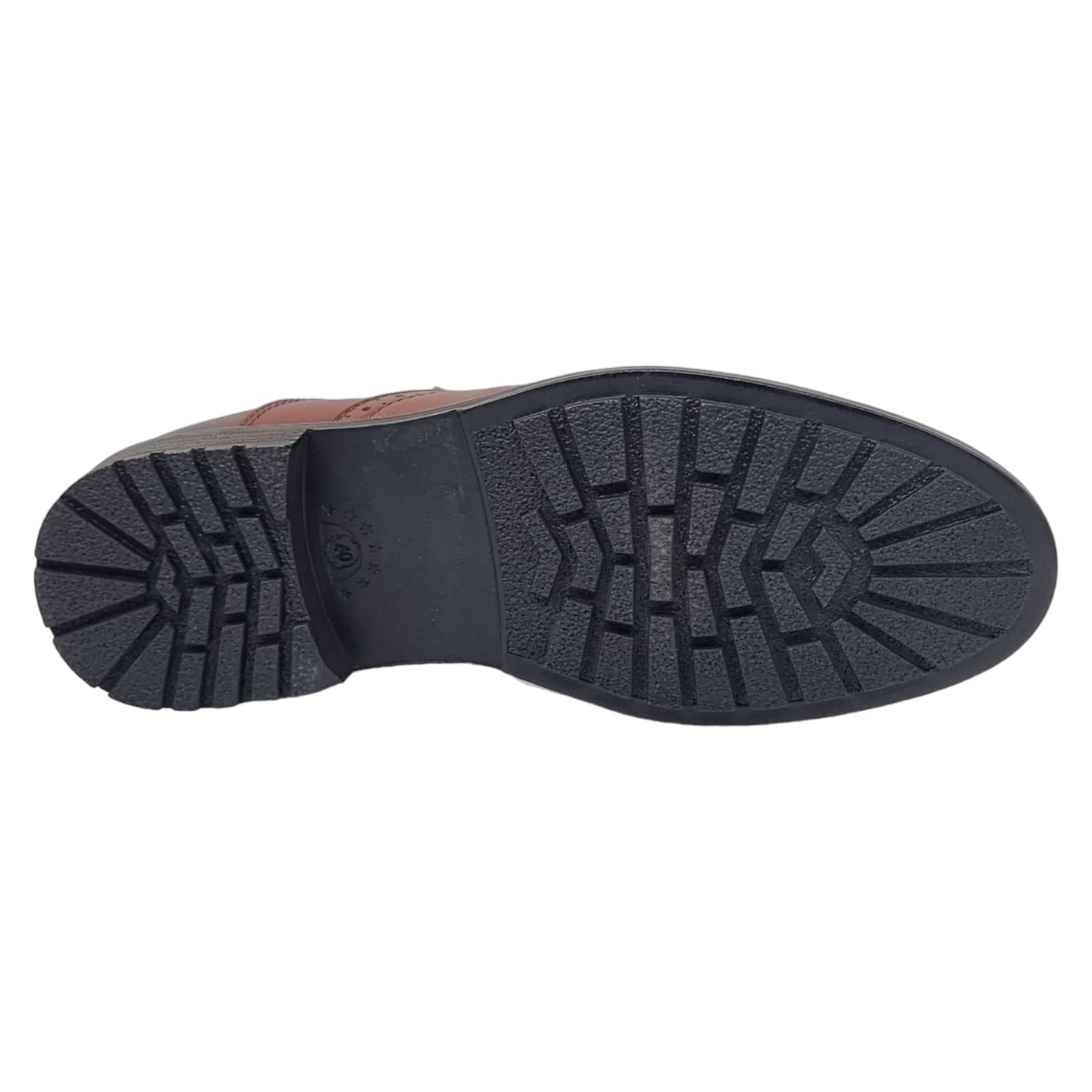 Ghete Bărbați Elegante Din Piele Naturală De Culoare Maro 50127