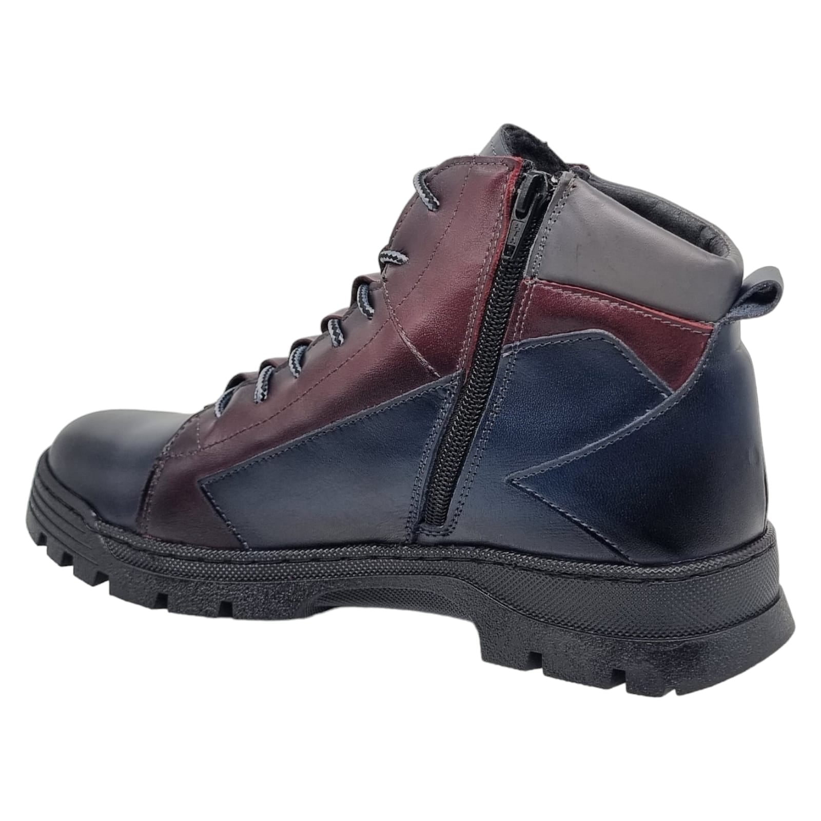 Ghete Bărbați Din Piele Naturală De Culoare Blue 45123