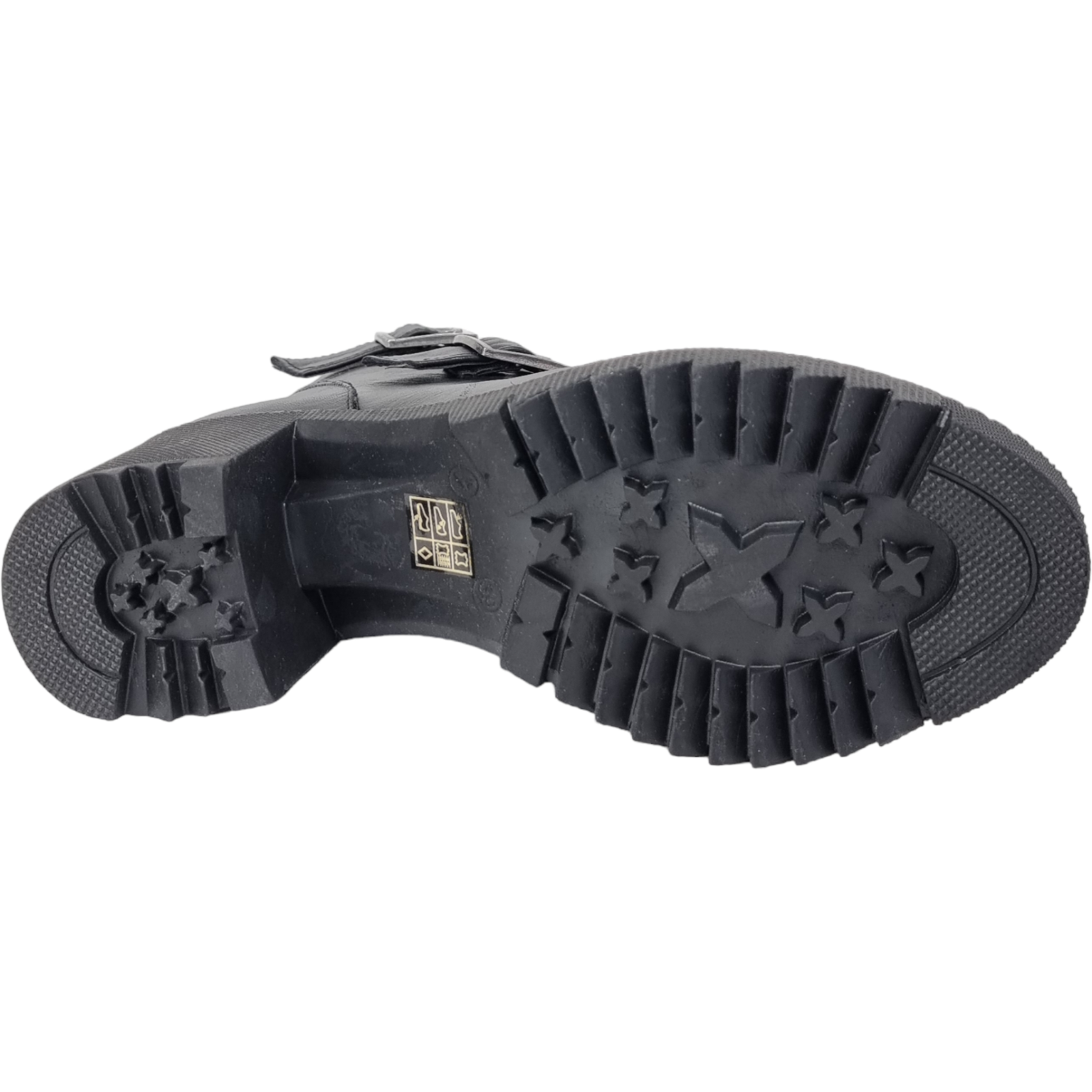 Ghete Damă Casual Din Piele Naturală Neagră 30152
