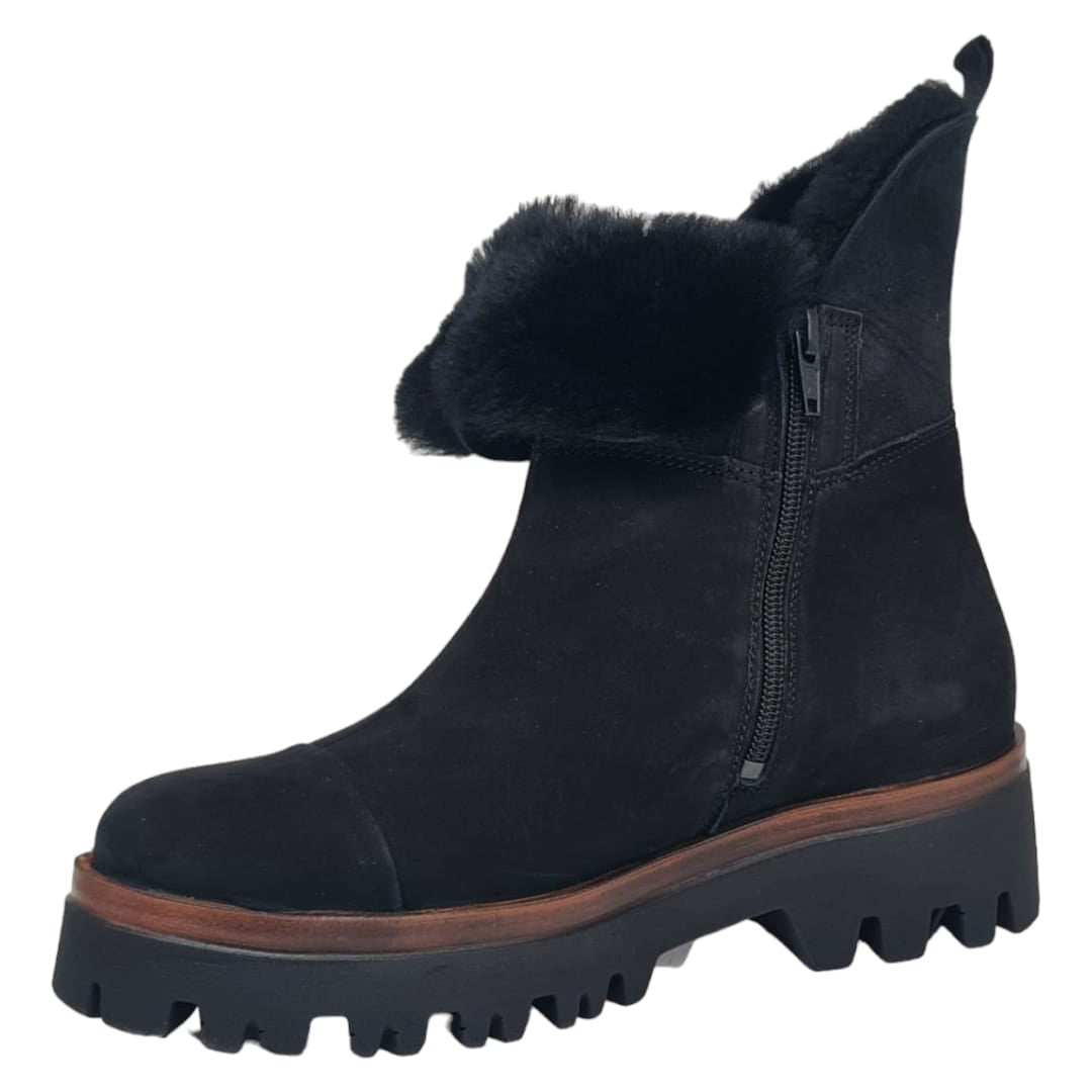 Ghete Damă Casual Din Piele Naturala Neagră 8517