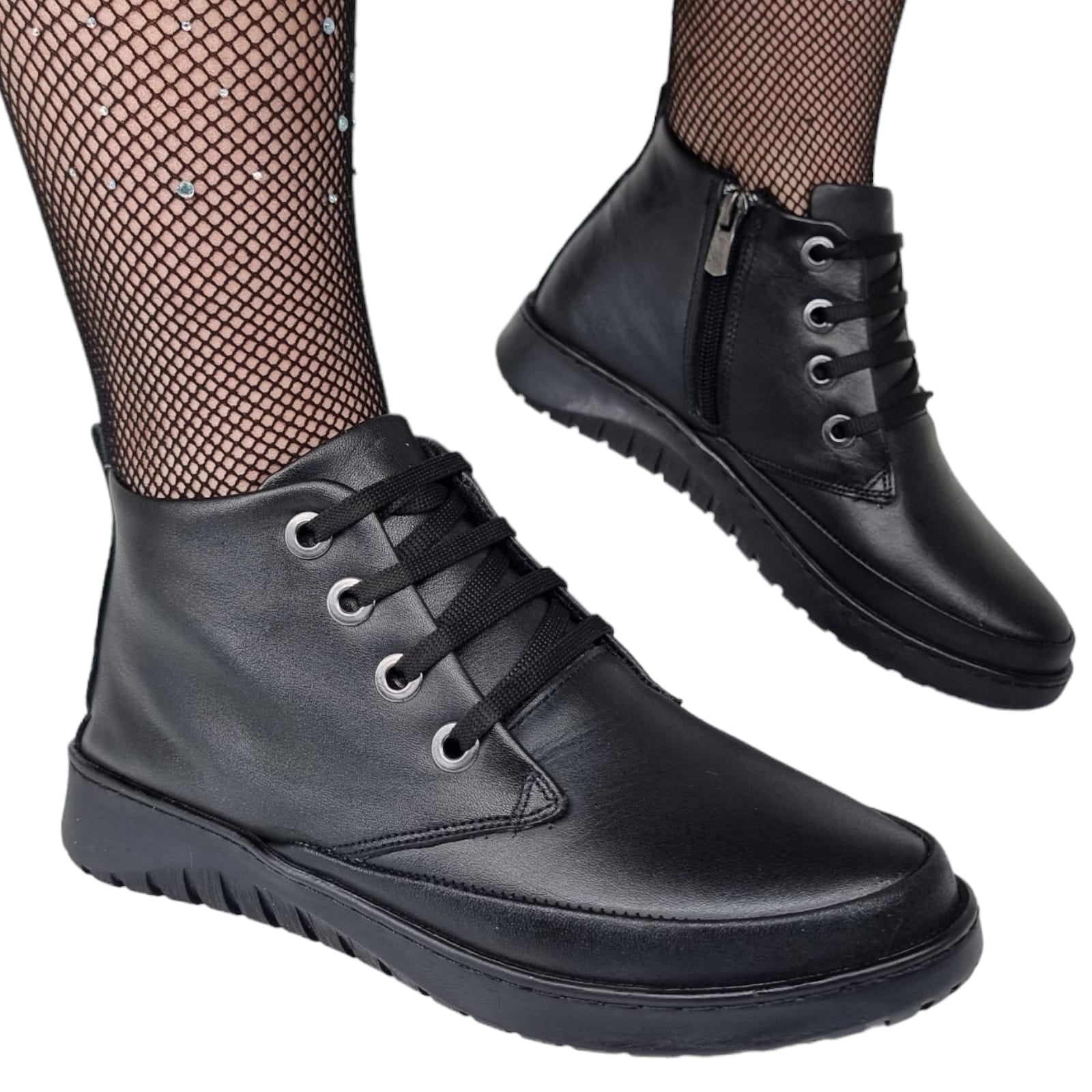 Ghete Damă Casual Din Piele Naturală 30268