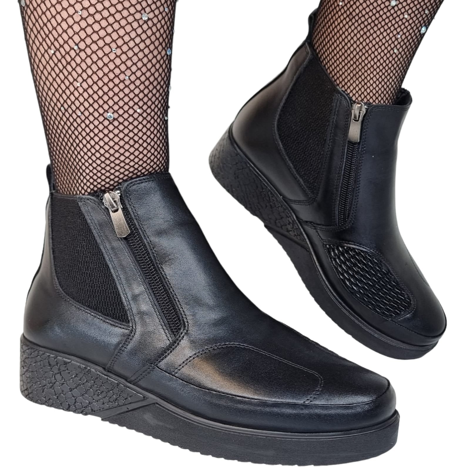 Ghete Damă Casual Din Piele Naturală 30279