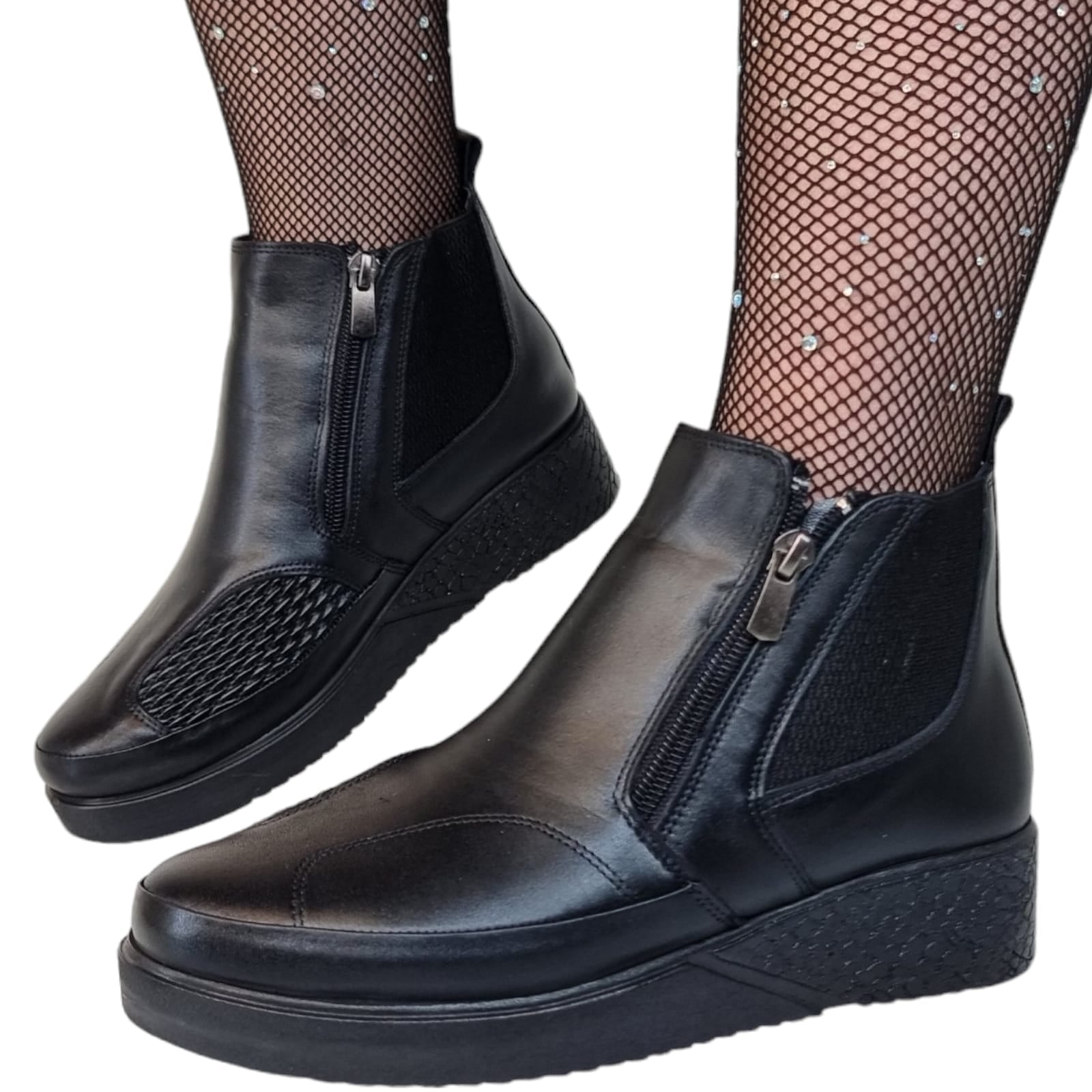 Ghete Damă Casual Din Piele Naturală 30279