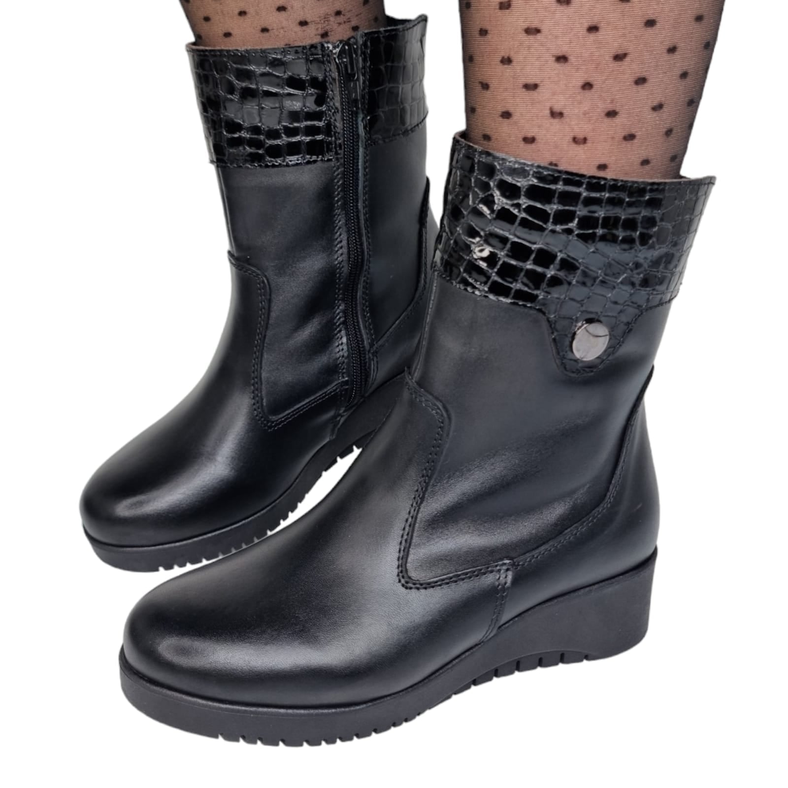 Ghete Damă Casual Din Piele Naturală 30289