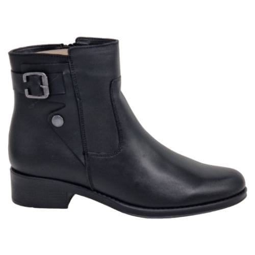 Ghete Damă Casual Din Piele Naturală Neagră 30295