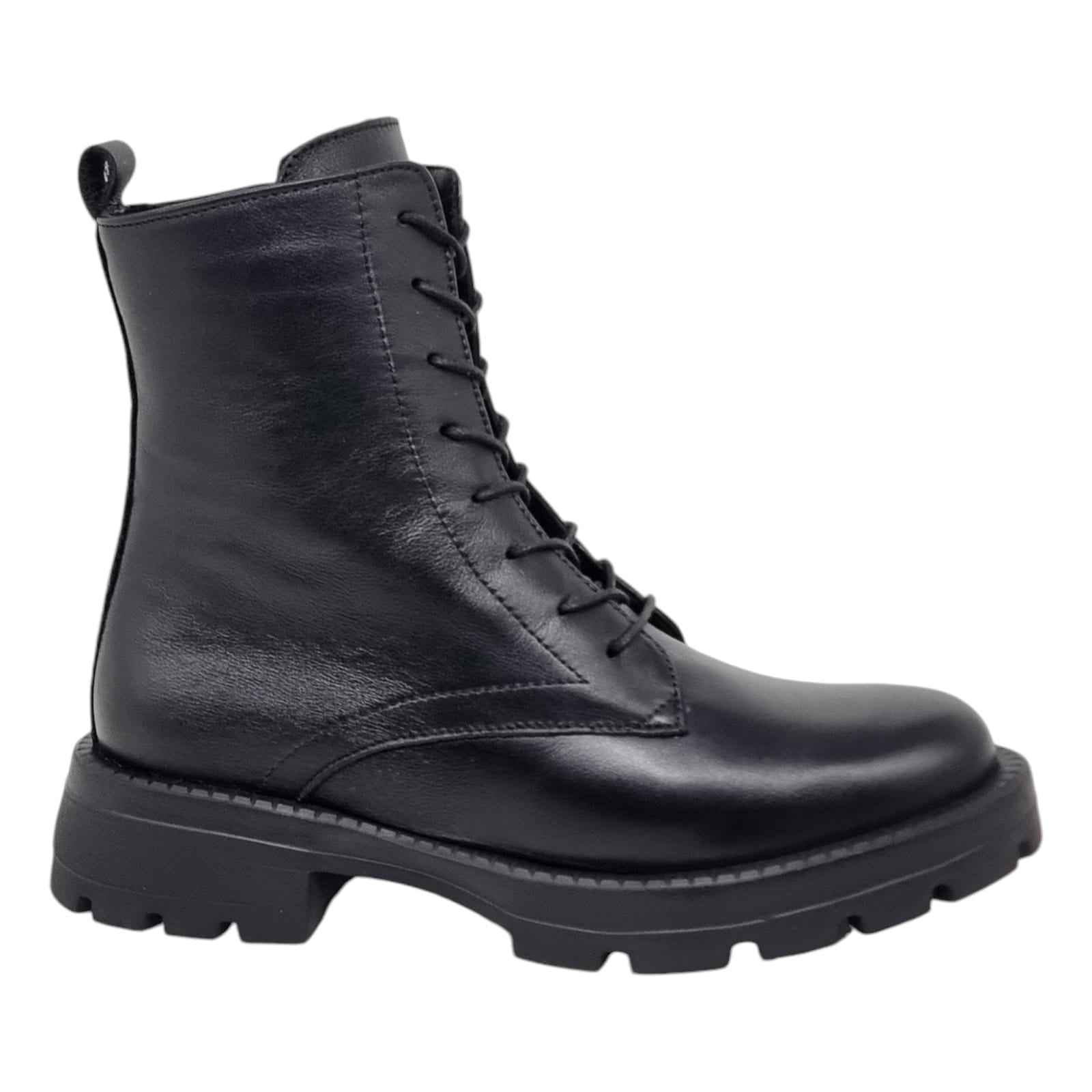 Ghete Damă Casual Din Piele Naturală Neagră 30338