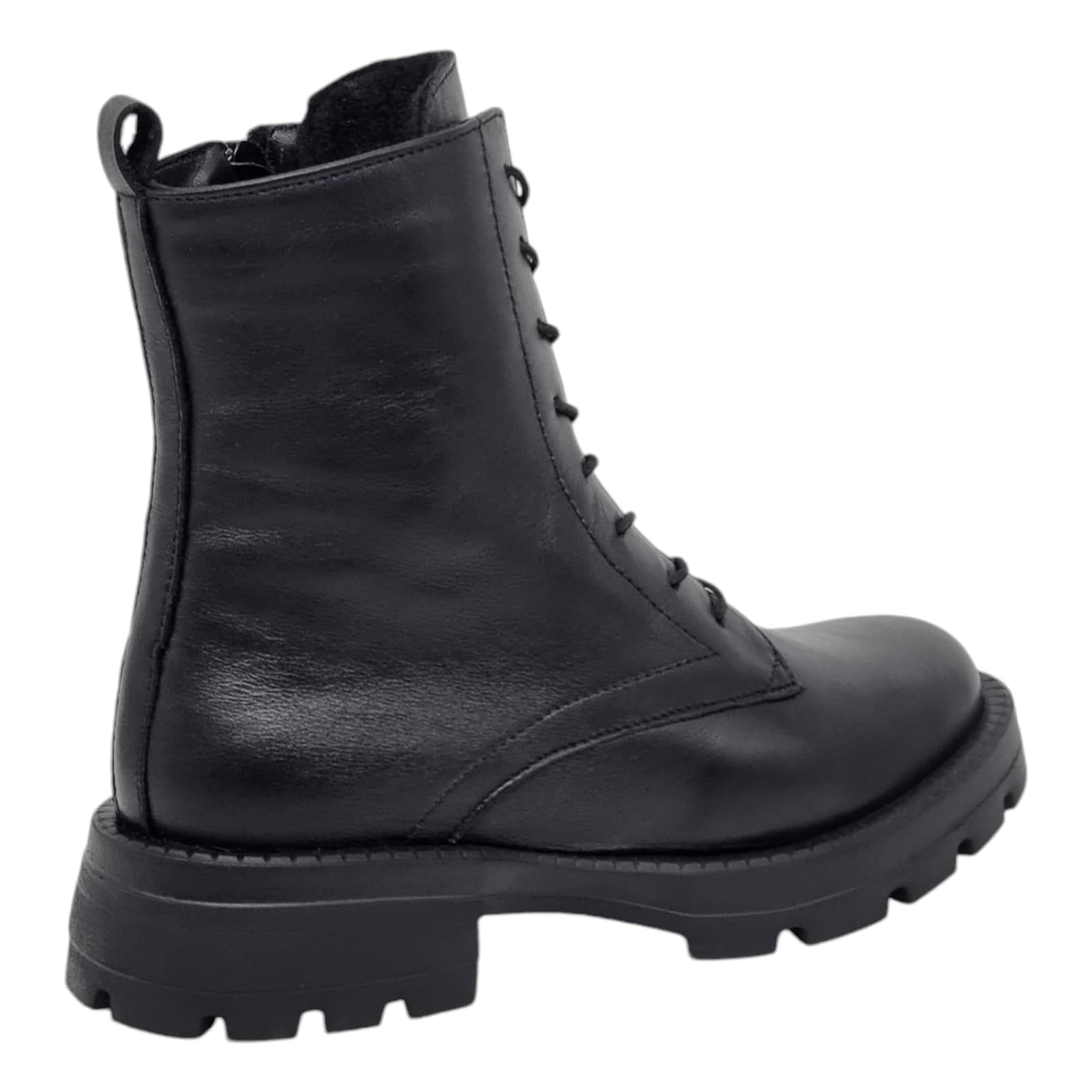 Ghete Damă Casual Din Piele Naturală Neagră 30338