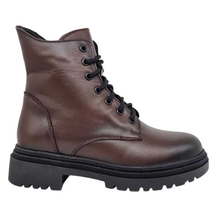 Ghete Damă Casual Din Piele Naturală Maro 30349
