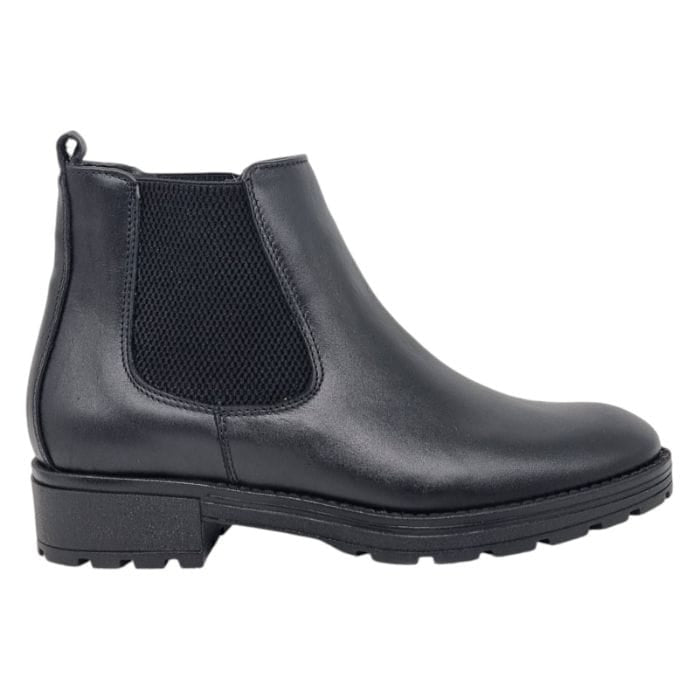 Ghete Damă Casual Din Piele Naturală Negru 30358