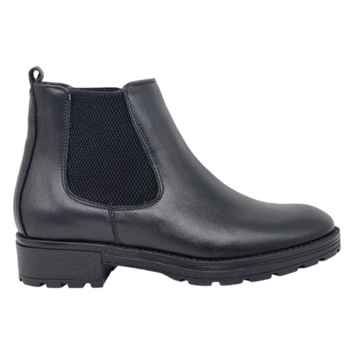 Ghete Damă Casual Din Piele Naturală Negru 30358