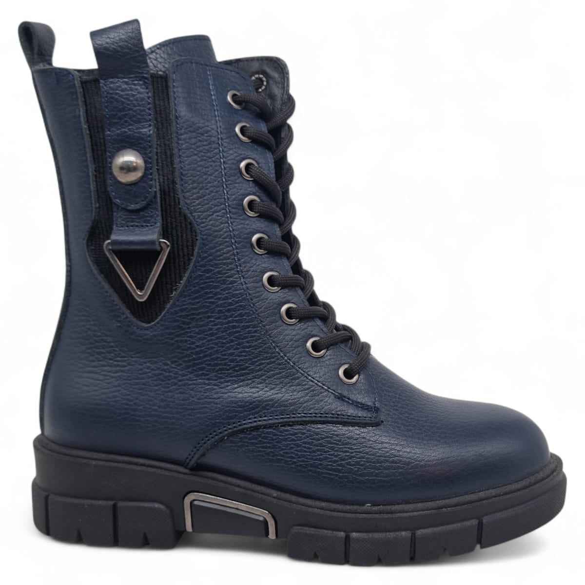 Ghete Damă Casual Din Piele Naturală Blue 30370