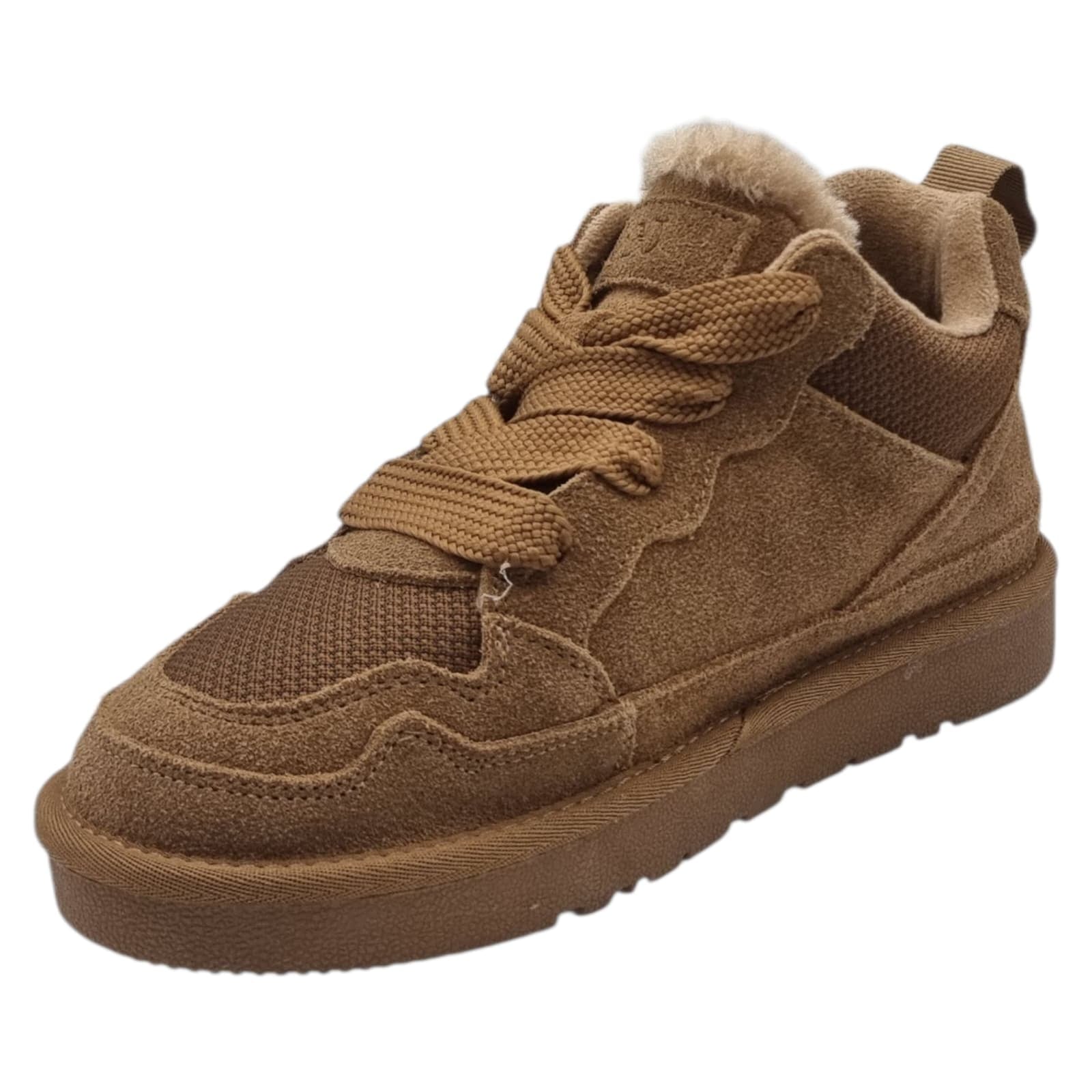 Ghete Damă Casual Din Piele Naturală Camel 30377