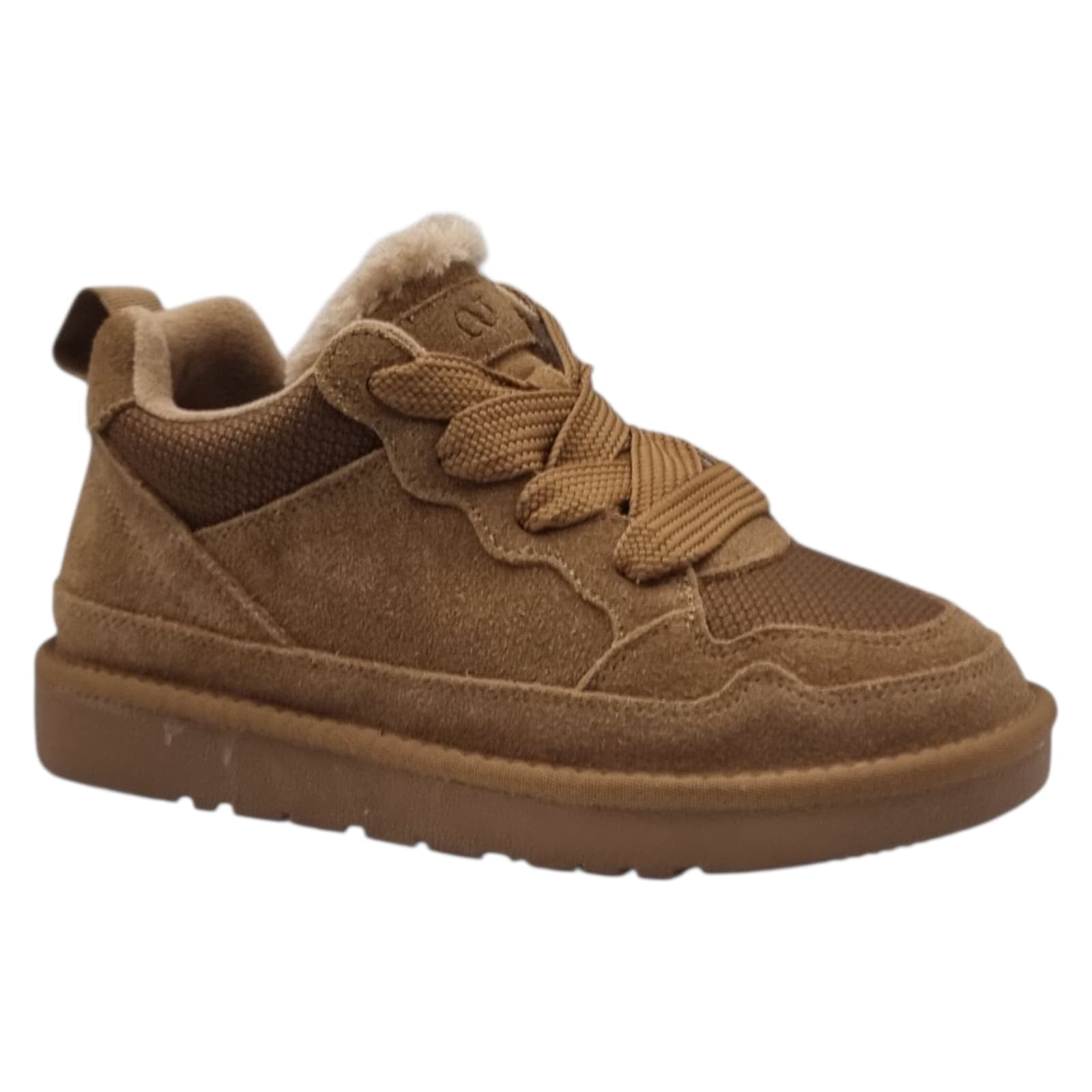 Ghete Damă Casual Din Piele Naturală Camel 30377