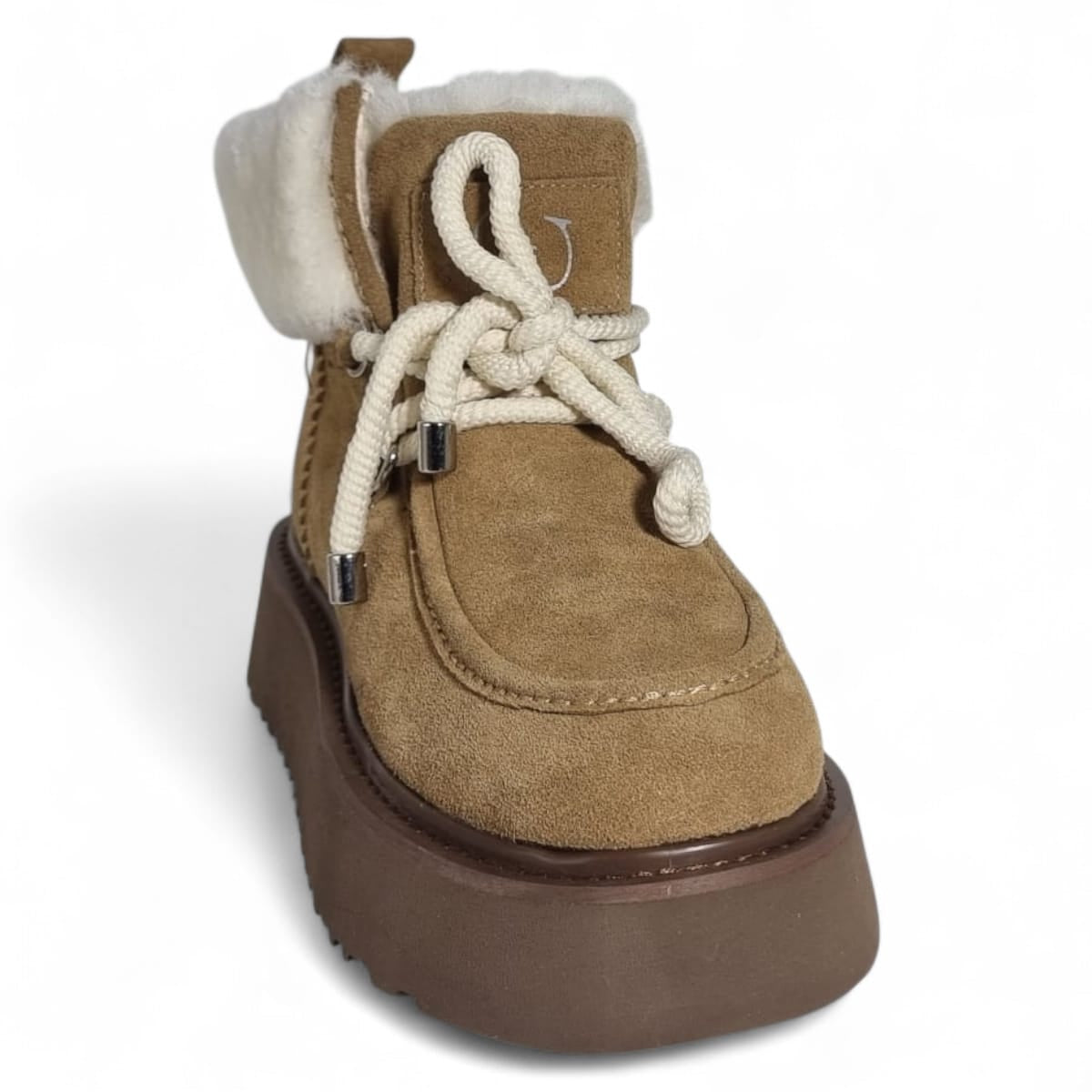 Ghete Damă Casual Din Piele Naturală Coniac 30382