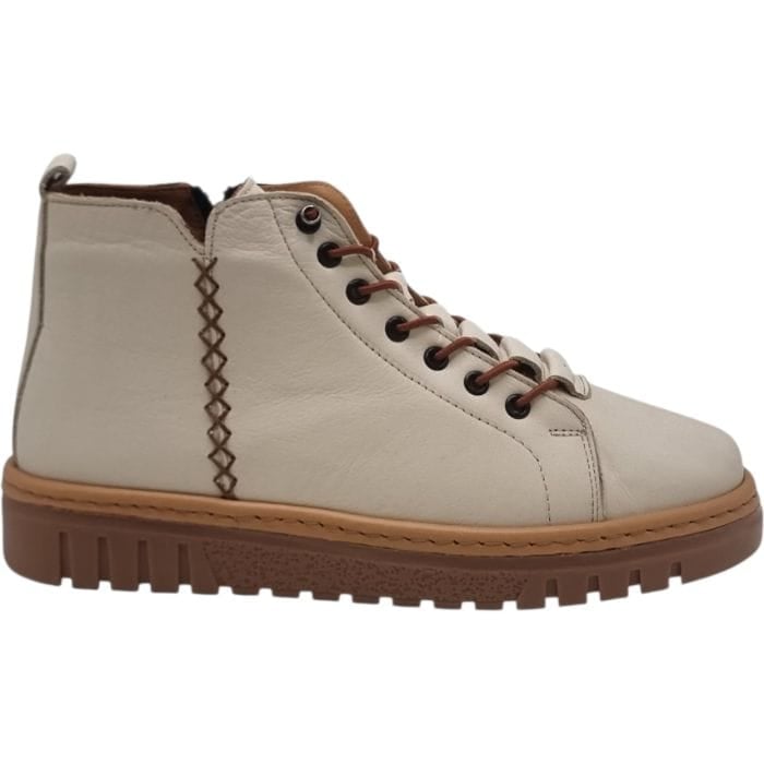 Ghete Damă Casual Din Piele Naturală CREM 30436