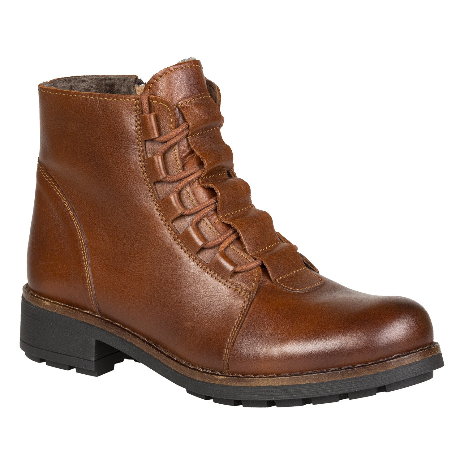 Ghete Damă Casual Din Piele Naturală Maro 30110