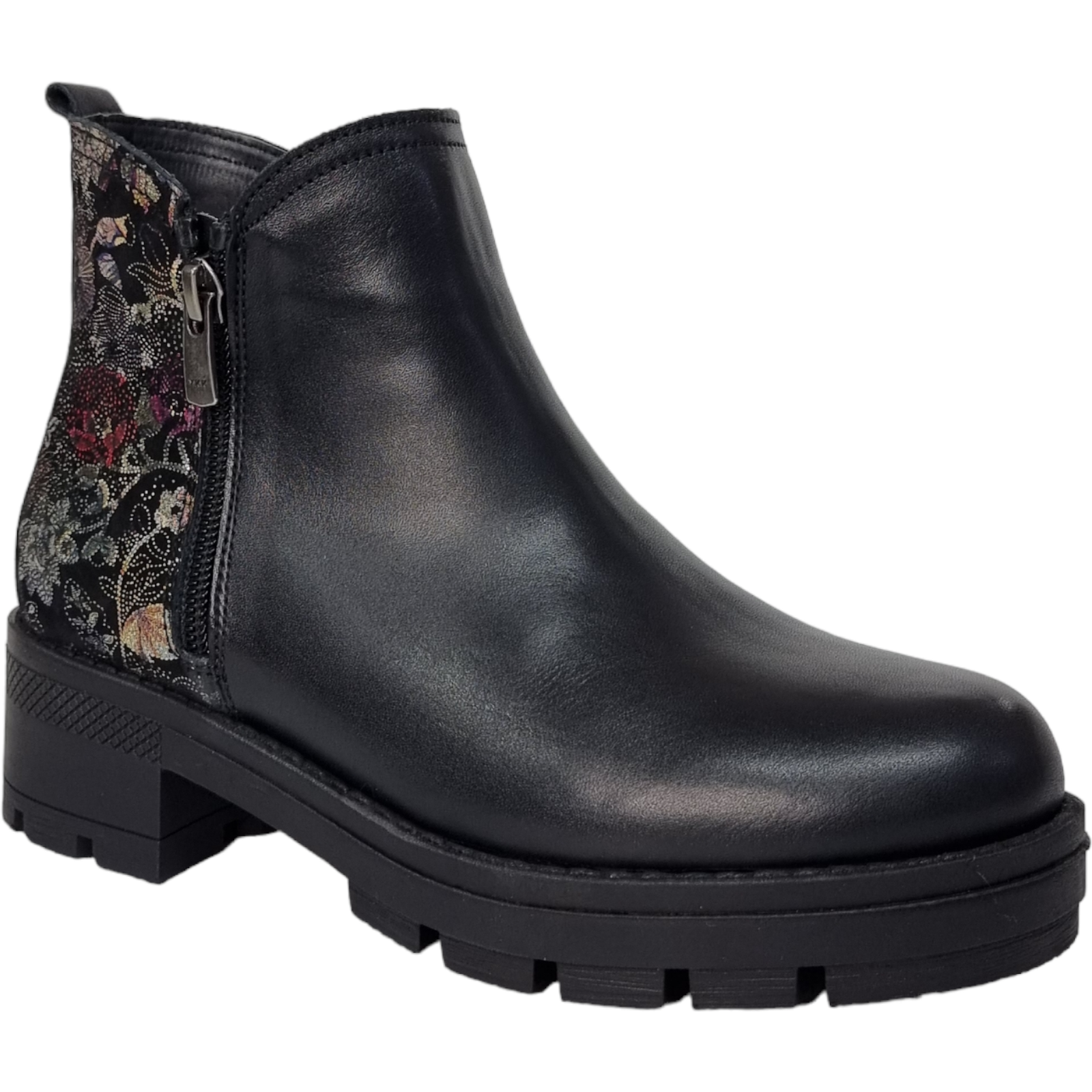 Ghete Damă Casual Din Piele Naturală Neagră 30144