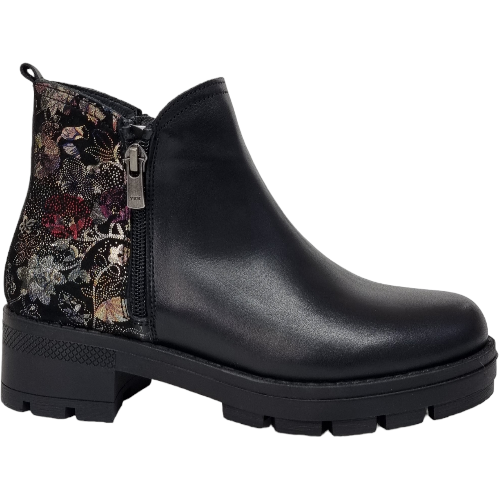 Ghete Damă Casual Din Piele Naturală Neagră 30144