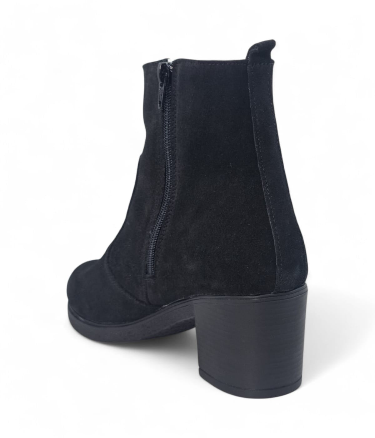 Ghete Damă Casual Din Piele Naturală Neagră Vel 30403