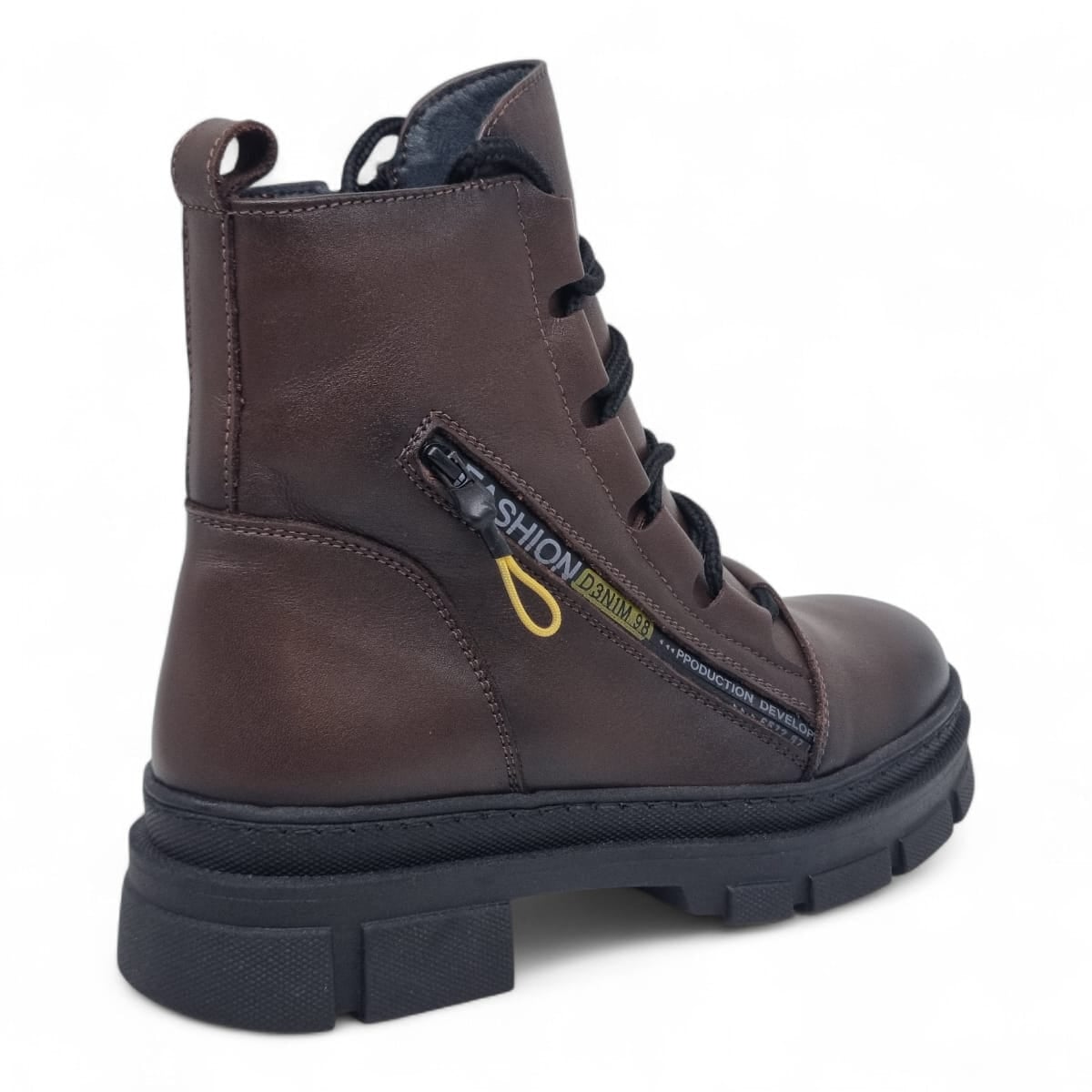Ghete Damă Casual Din Piele Naturală Maro 30354