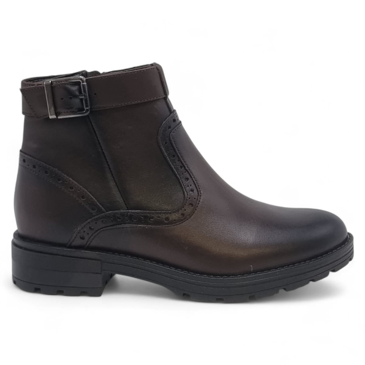 Ghete Damă Casual Din Piele Naturală Maro 30441