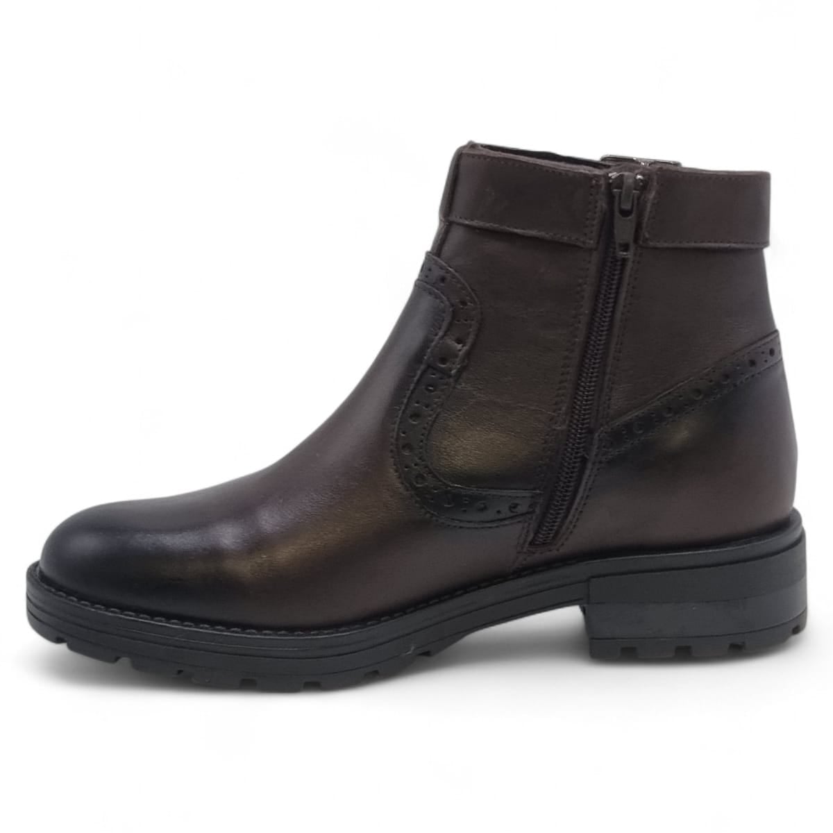Ghete Damă Casual Din Piele Naturală Maro 30441
