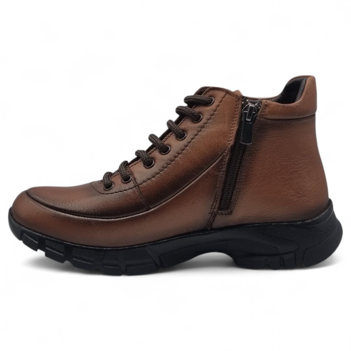 Ghete Damă Casual Din Piele Naturală Maro 30259