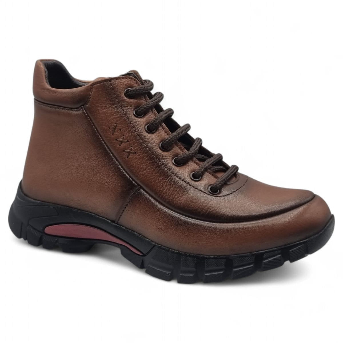 Ghete Damă Casual Din Piele Naturală Maro 30259