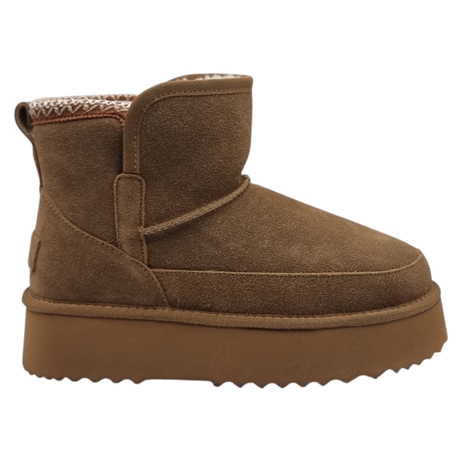 Ghete Damă Casual Din Piele Naturală Maro 30381