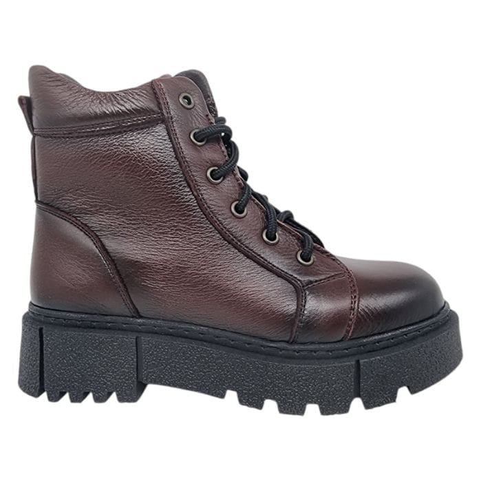 Ghete Damă Casual Din Piele Naturală Maro 30348