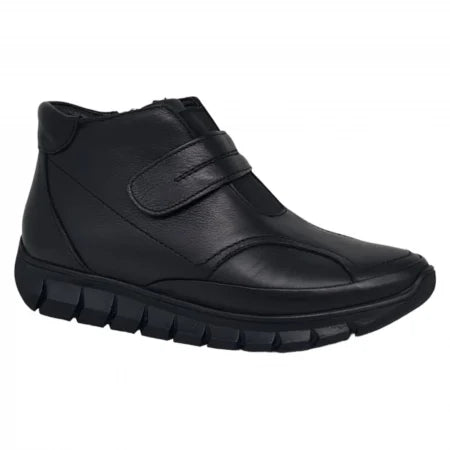 Ghete Damă Casual Din Piele Naturală Neagra 30101