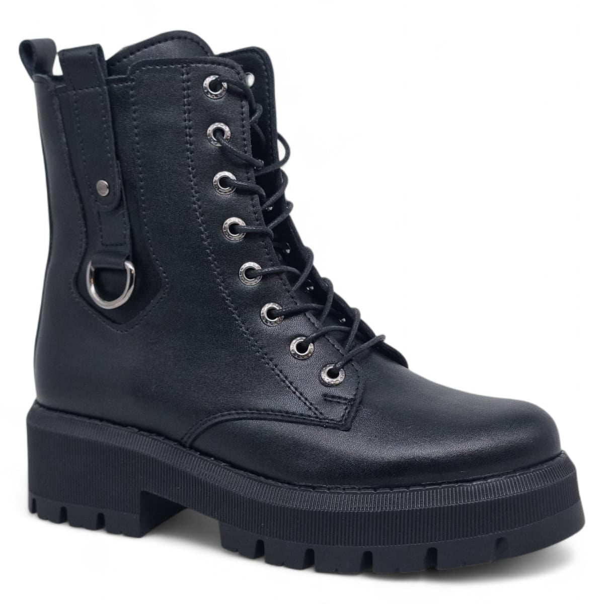 Ghete Damă Casual Din Piele Naturală Neagra 30245