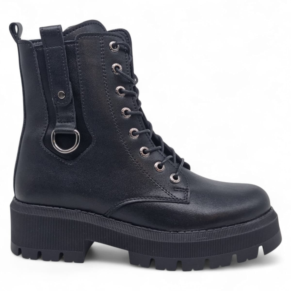 Ghete Damă Casual Din Piele Naturală Neagra 30245