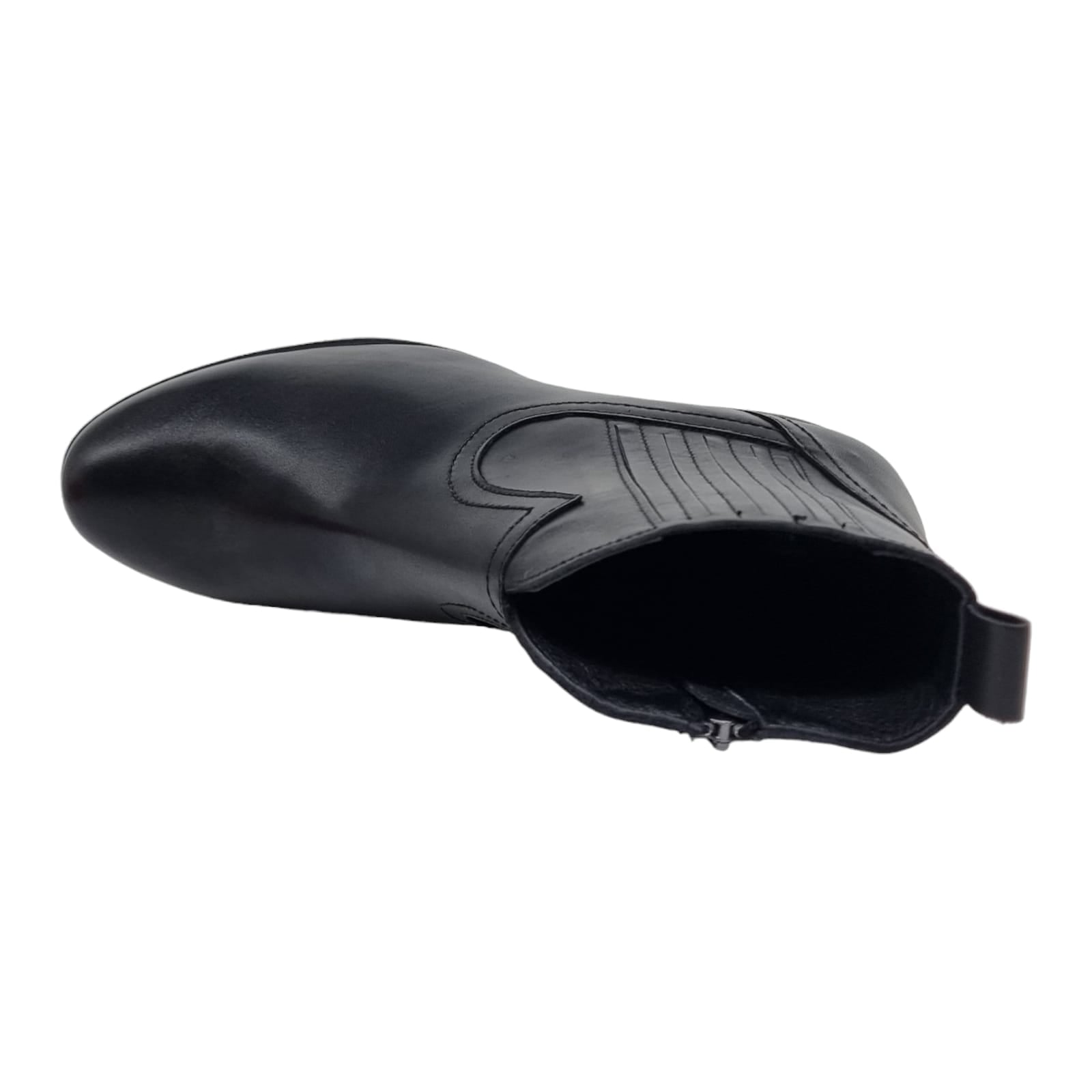 Ghete Damă Casual Din Piele Naturală Neagra 30213