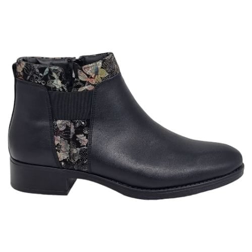 Ghete Damă Casual Din Piele Naturală Neagra 30220